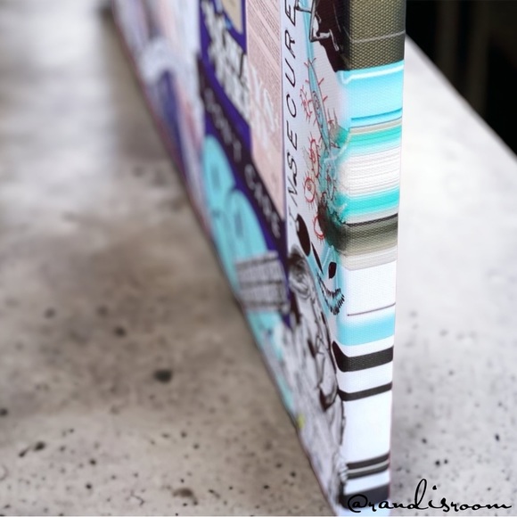 “Borderline” – Original Digital Collage Pop Art Canvas Punk/Emo Aesthetic - Picture 7 of 13